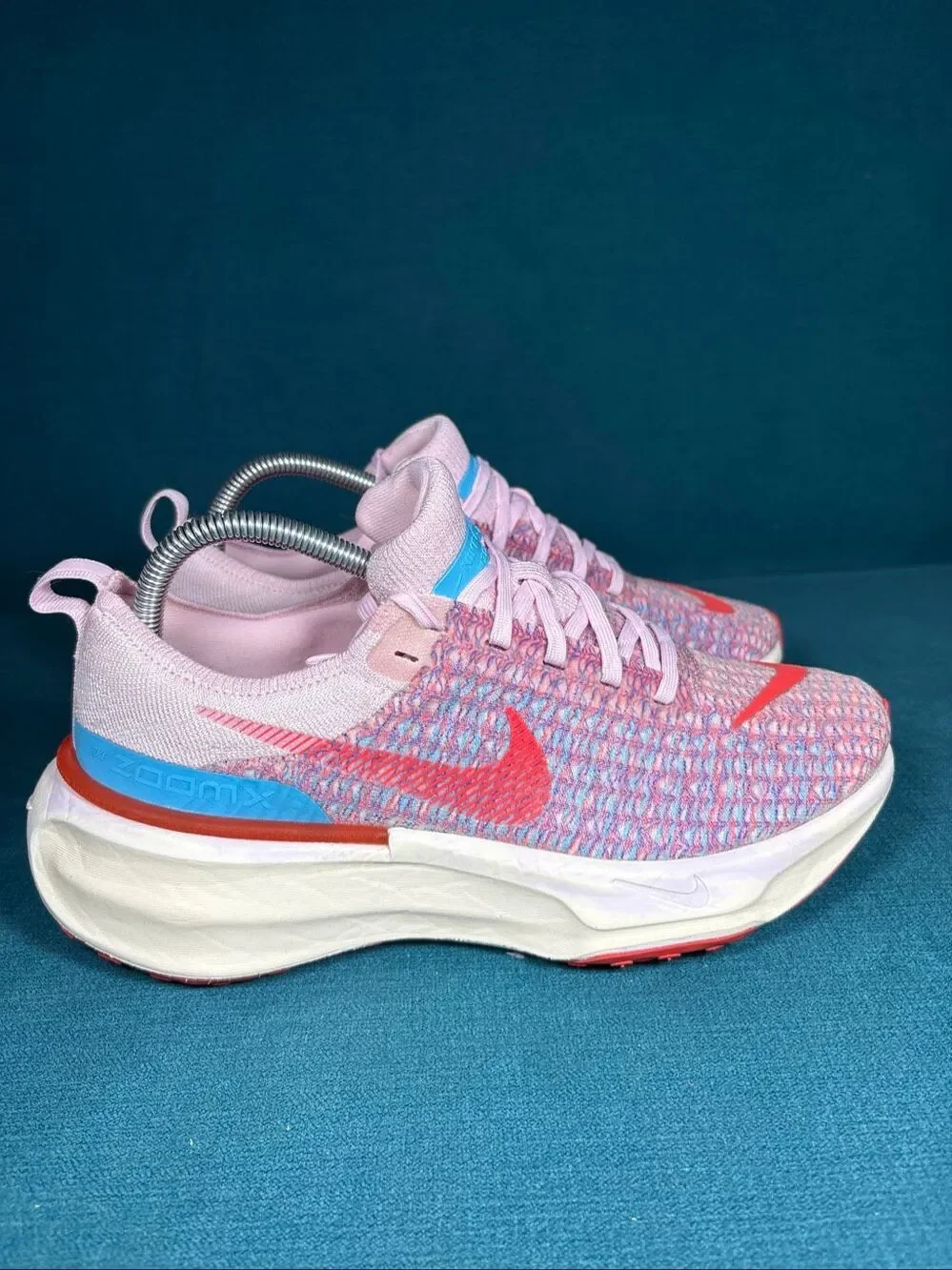 Nike ZoomX Invincible Run Flyknit 3 Pink Bright Crimson Womens 9.5 DR2660-600